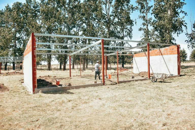 Avanzan las obras en la planta de faena de pollos y en los galpones de cría