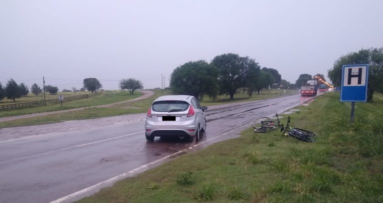 TRAGEDIA EN LA PAMPA: Un rayo mató a un joven ciclista en plena Ruta