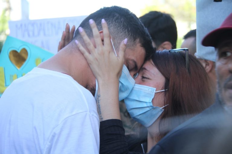 #JusticiaPorLucio | Christian Dupuy rompió en llanto: “Tenemos el alma rota, a mi hijo no me lo devuelve nadie; no voy a parar hasta que se pudran en la cárcel los responsables”