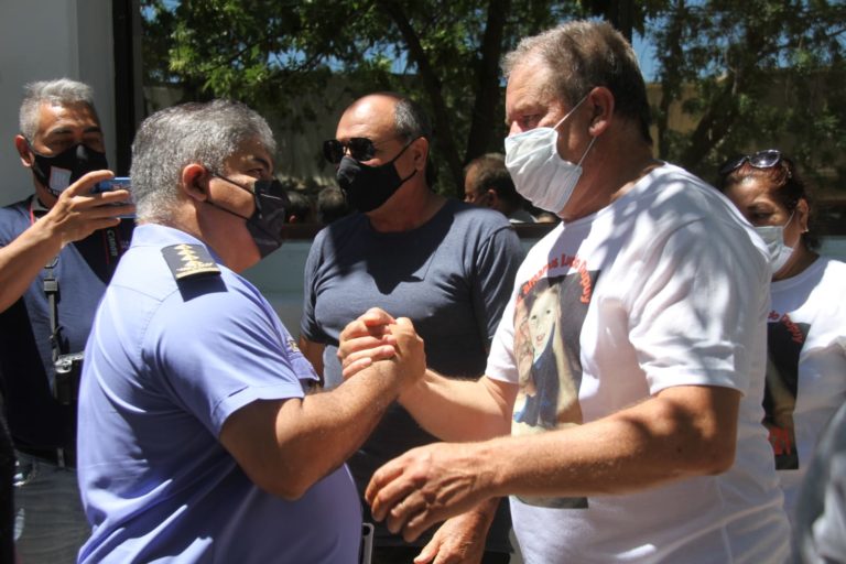 El Jefe de la Policía de La Pampa saludó a la familia de Lucio y habló del chat que se viralizó de una vecina que pedía ayuda