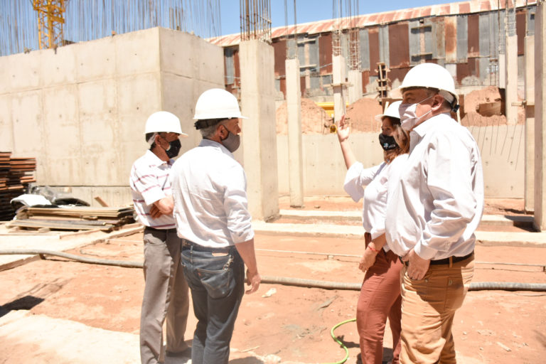 Funcionarios hicieron recorridas y dieron detalles del avance de obras en General Pico