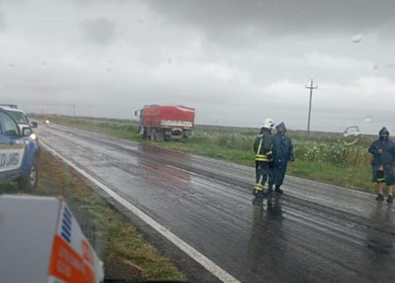 Camionero murió a la vera de Ruta 35 cerca de Huinca Renancó