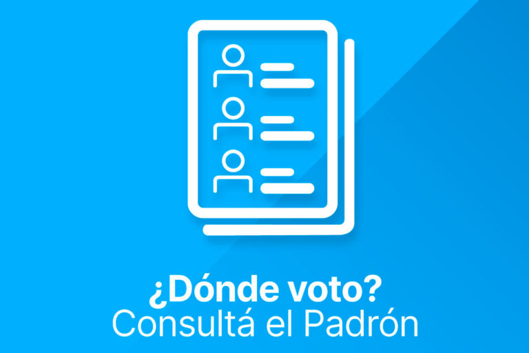Dónde voto: padrón electoral para las elecciones 2021