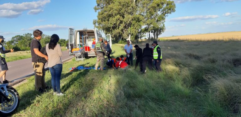Vuelco con heridos entre General Pico y Trebolares
