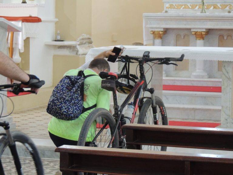 Se llevó a cabo la novena bicicleteada al santuario de San José “son momentos únicos e irrepetibles los que se viven”, dijo “Cotoco” Escudero