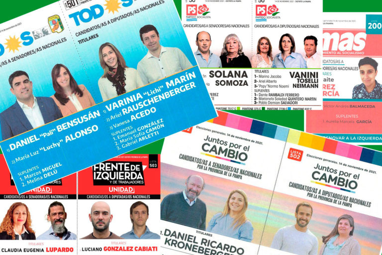 Mirá los perfiles y las boletas de todos los candidatos en La Pampa