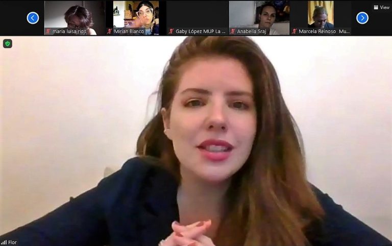 La politóloga feminista Florencia Freijo dictó concurrido encuentro virtual