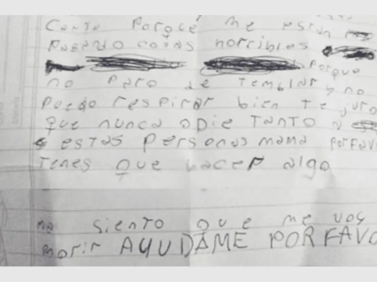 La carta de una nena de Villa Carlos Paz que sufre acoso escolar: “Mami, me están pasando cosas horribles”