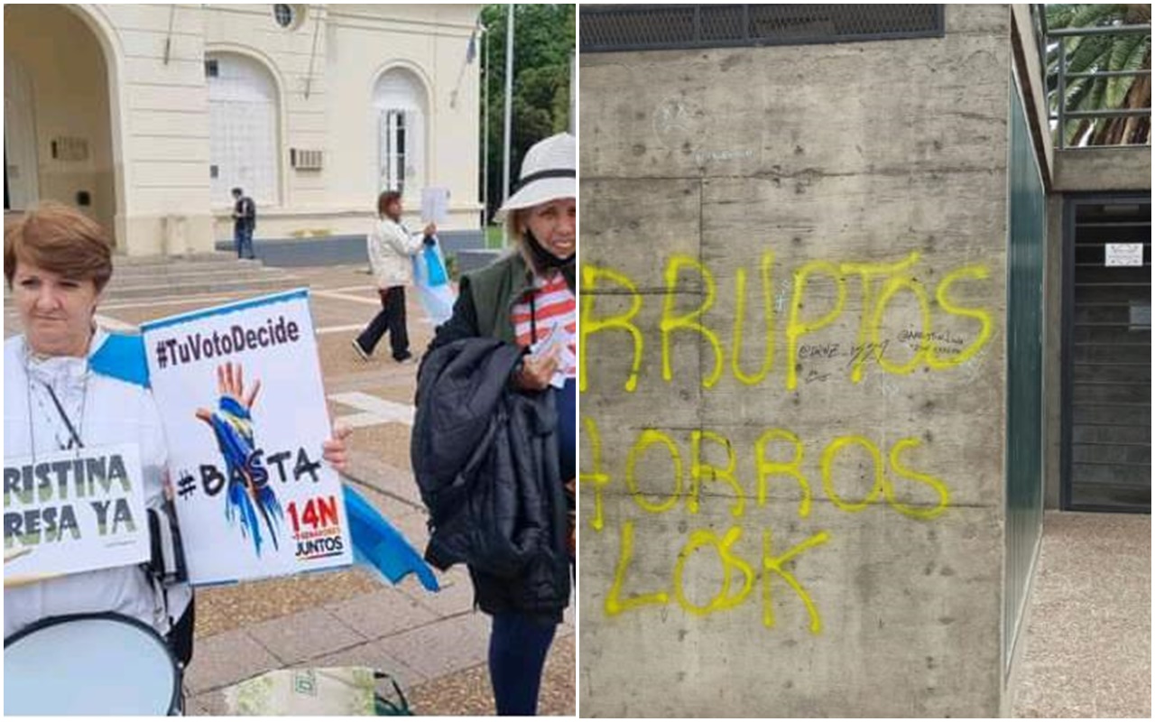 Mujeres militantes que se autodefinen de “Republicanas” fueron notificadas y puestas a disposición de la justicia luego de pintar espacios públicos