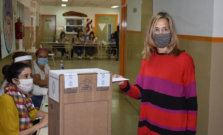Varinia “Lichi” Marín emitió su voto en Santa Rosa: “Nuestra militancia supo estar a la altura de esta campaña”
