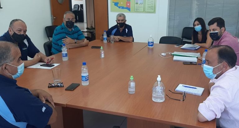 Seguridad coordina acciones preventivas para la temporada de incendios junto a la Federación de Bomberos