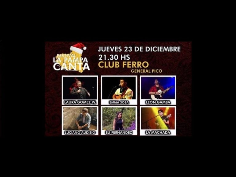El festival “La Pampa Canta” despide el año en General Pico