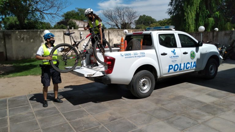 La Policía recuperó una bicicleta valuada en $100 mil pesos y demoró a dos menores en Parera