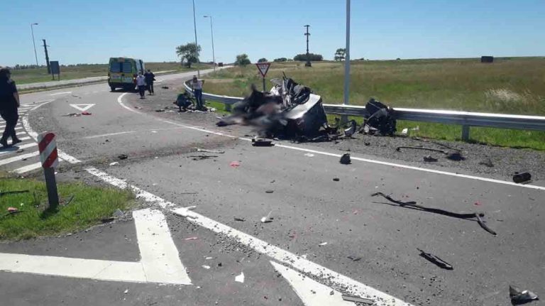 Familia entera murió al chocar de frente contra un camión conducido por un pampeano cerca de Guaminí