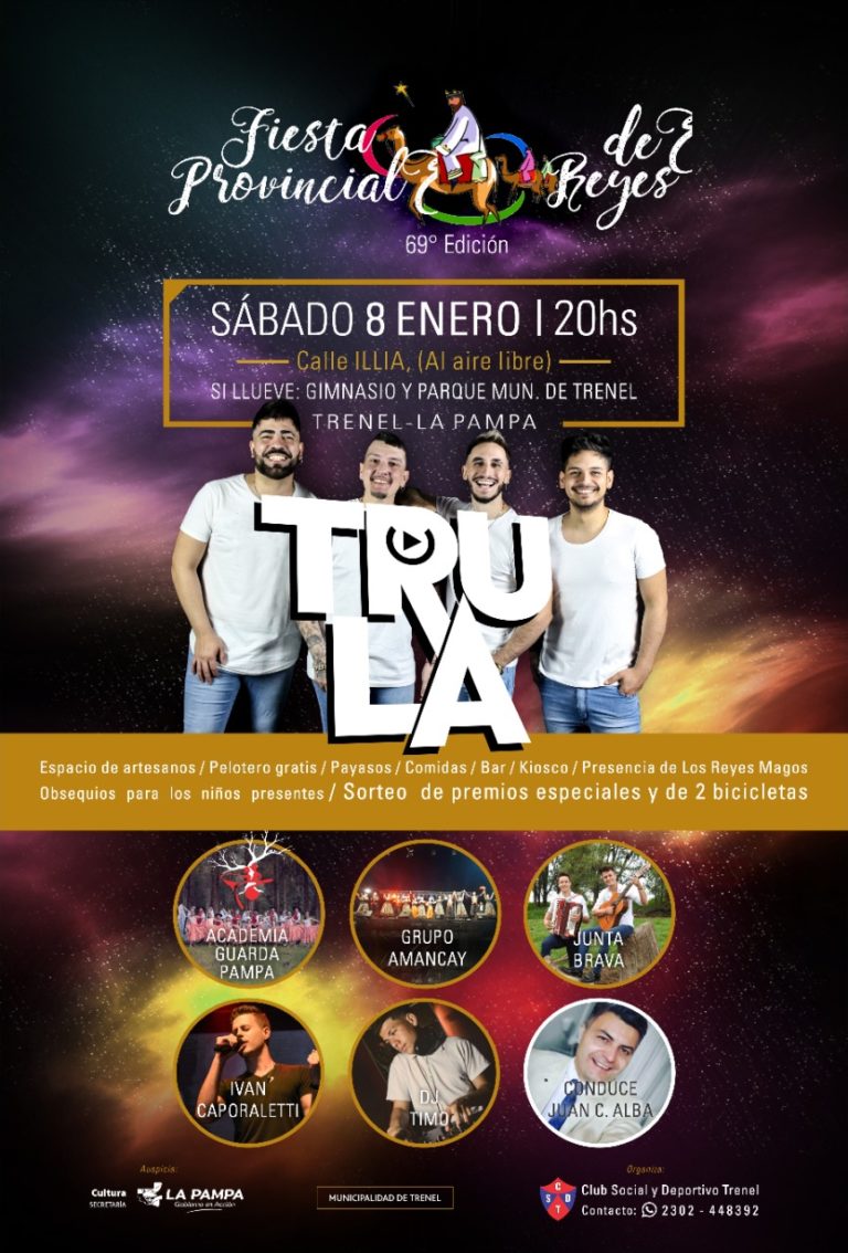 Mirá los espectáculos musicales que habrá este fin de semana en Bernardo Larroudé y Trenel