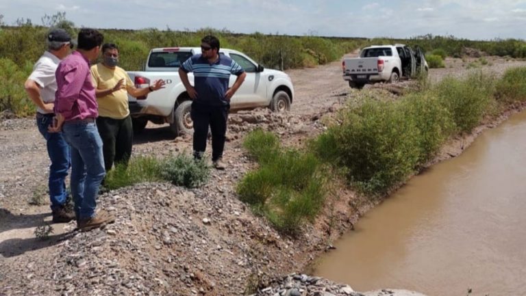 Representantes de La Pampa y Buenos Aires ante el COIRCO recorrieron el área de riego de 25 de Mayo