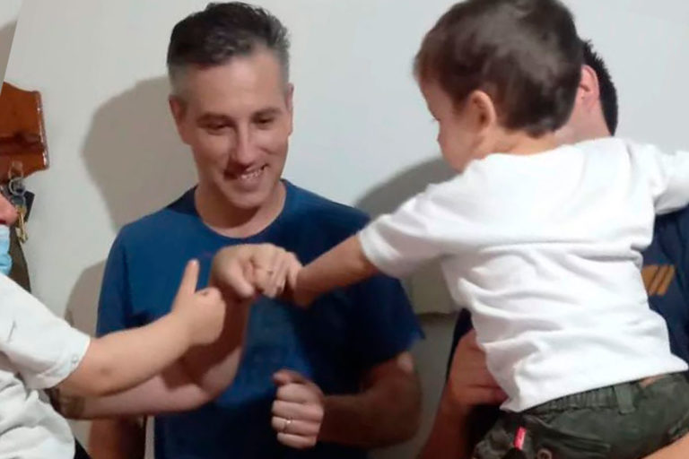 En primera persona: Matías Arias, el policía que le salvó la vida a un niño de 2 años en General Pico narró el dramático suceso