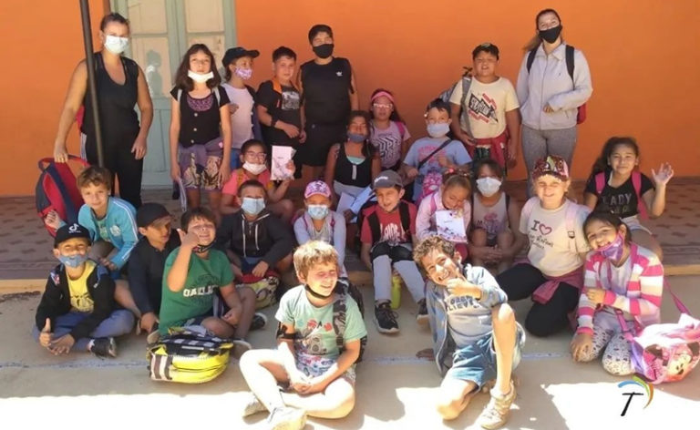 Niños del “Pro Vida” visitaron la Casa de la Cultura de Trenel
