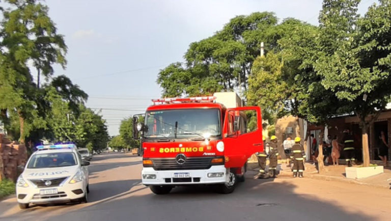 Principio de incendio en una vivienda de barrio Rucci: El fuego se originó en la cocina y fue rápidamente controlado