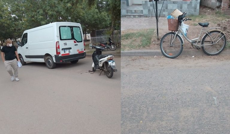 Dos accidentes dejaron como saldo dos mujeres hospitalizadas: A una de ellas se le bajó la presión y cayó de su bicicleta