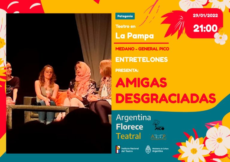 Este fin de semana se presenta la obra de teatro “Amigas desgraciadas” en MEDANO