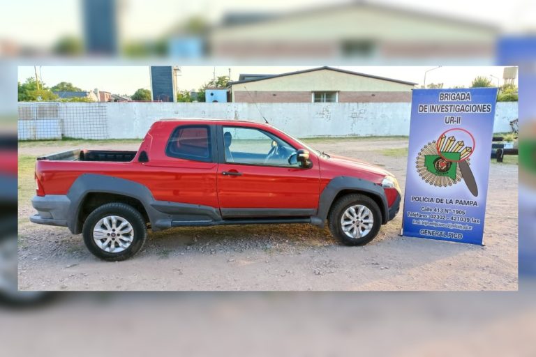 General Pico: Llevó la camioneta a verificar y se constató que las patentes y la cédula eran apócrifas