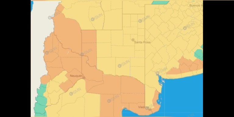 Rige un alerta por “altas temperaturas” para La Pampa