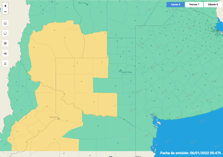 Alerta por tormentas para el oeste de La Pampa