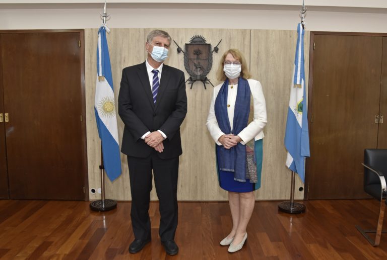 Ziliotto se reunió con la Embajadora de Irlanda para potenciar el turismo en La Pampa