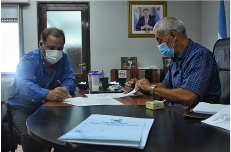 El secretario de Trabajo visitó Quemú Quemú y Catriló para desarrollar planes de trabajo