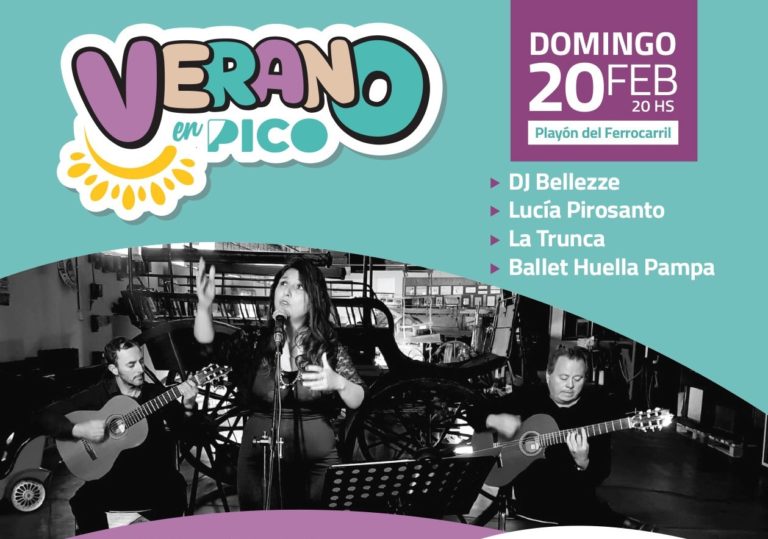Mañana domingo se realizará la última edición del “Verano en Pico”