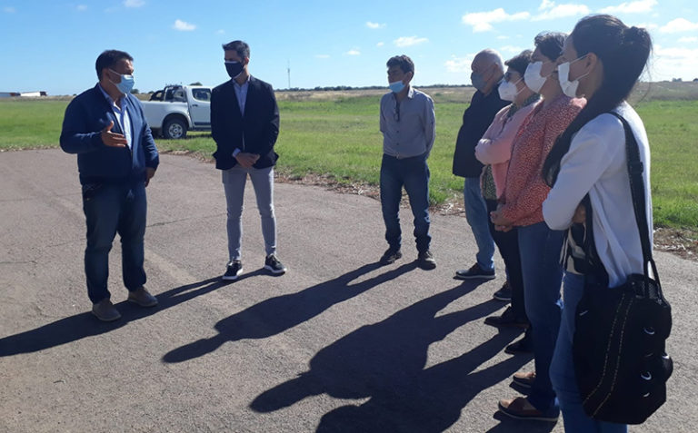 El aeródromo de General Acha formará parte de la Red Sanitaria Provincial