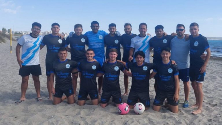 El seleccionado pampeano de fútbol playa cayó ante Ituzaingó y fue eliminado de la Liga Nacional