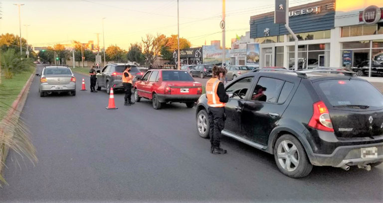 Labraron 342 infracciones y se retuvieron 3 motos durante el fin de semana en General Pico