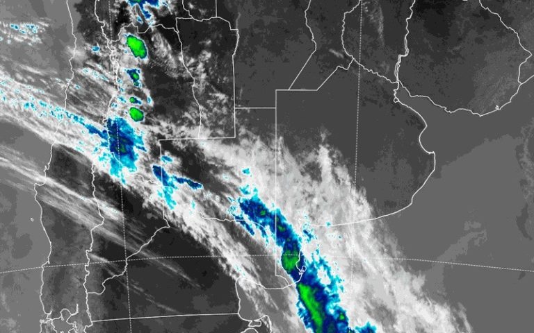 Aviso a corto plazo por tormentas fuertes con lluvias intensas para el sur de La Pampa