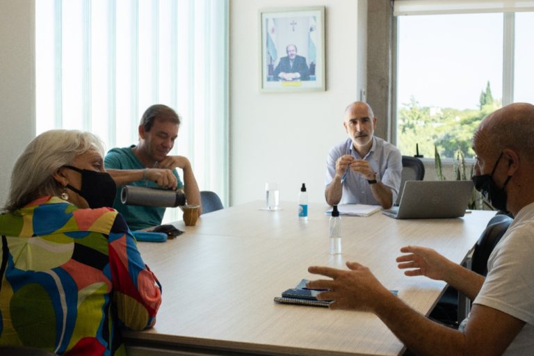 Daniel López recibió a integrantes de la Asociación de Veteranos de Guerra de Malvinas