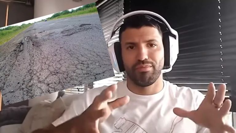 El “Kun” Agüero estalló de bronca por el estado de las rutas en Argentina: “Un desastre, no sé para qué pagamos tantos impuestos”