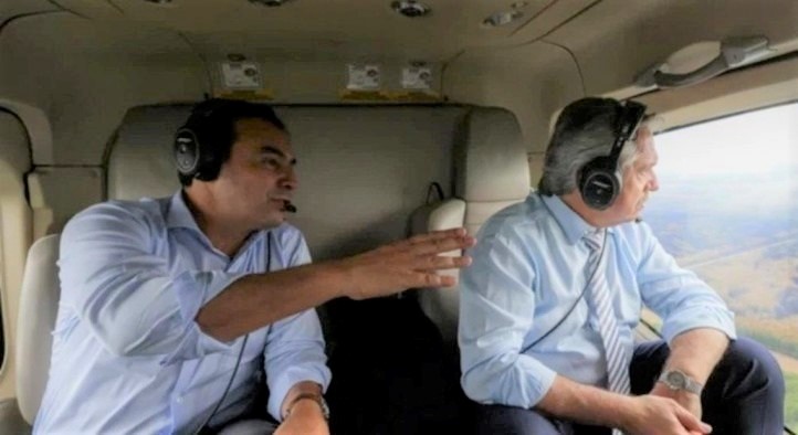 Alberto Fernández sobrevoló los incendios en Corrientes y anunció medidas: “El Gobierno estuvo en contacto siempre”