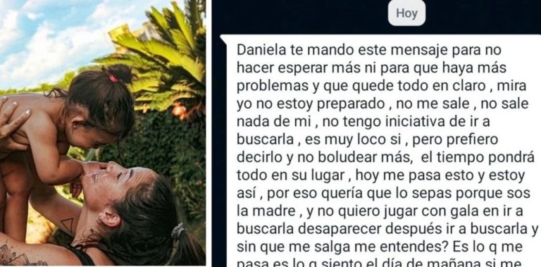 La historia detrás del padre que abandonó a su hija por WhatsApp: “Acá hay violencia y maltrato psicológico”