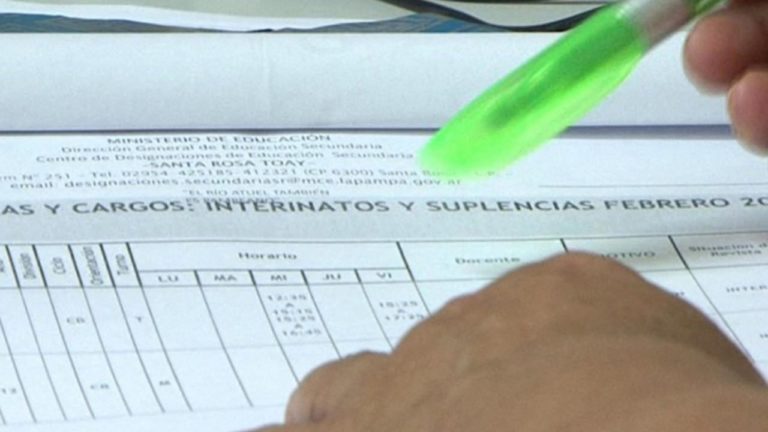 Educación de La Pampa anuncia movimientos docentes en los niveles inicial, primario y secundario para el ciclo lectivo 2026