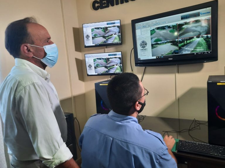 Inauguraron un Centro de Monitoreo con 10 cámaras de vigilancia en Parera
