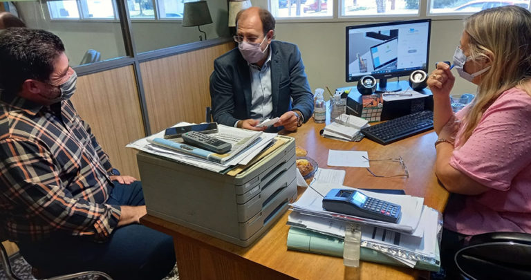 El Gobierno analiza proyectos junto a la cooperativa de Miguel Riglos