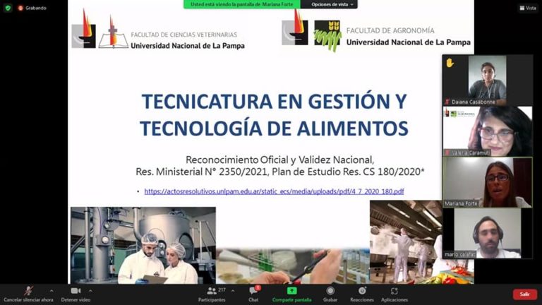 Con 219 estudiantes, comenzó la Tecnicatura en Gestión y Tecnología de los Alimentos en General Pico
