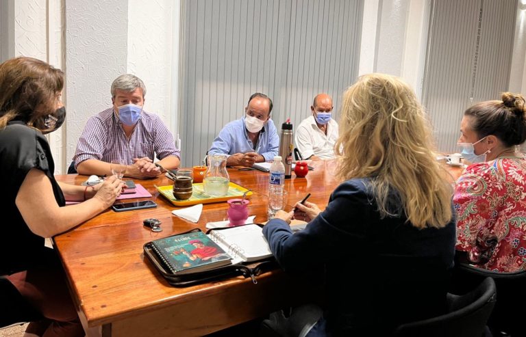 Los ministros de Desarrollo Social y de Seguridad se reunieron con Alonso para analizar problemáticas de niñez, adolescencia y juventud