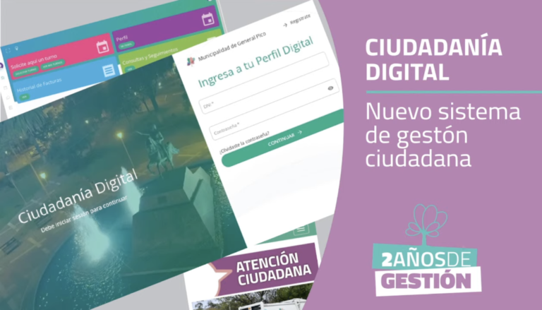 Desde mañana el municipio de Pico implementará un sistema web para que los vecinos puedan realizar gestiones