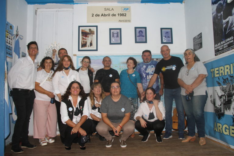 Relanzaron el Museo de la Asociación de Veteranos de Guerra de Malvinas “Alberto Amesgaray”