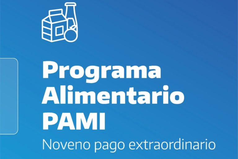 Comenzó el pago de una nueva cuota del Programa Alimentario a más de 700.000 personas afiliadas al PAMI