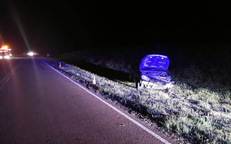 Se tiró a la banquina para evitar un triple choque en Ruta Provincial 1 cerca del paraje Trilí: Todos los involucrados resultaron ilesos