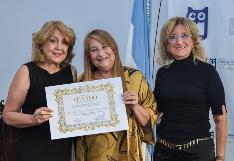 El Senado reconoció a Beatriz Dillon: “Sus investigaciones siempre se relacionan con La Pampa, eso la hace doblemente meritoria de esta distinción”