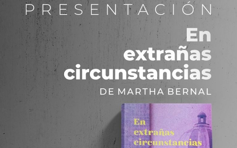 La escritora piquense Martha Bernal presentará su libro “En extrañas circunstancias” en el Concejo Deliberante